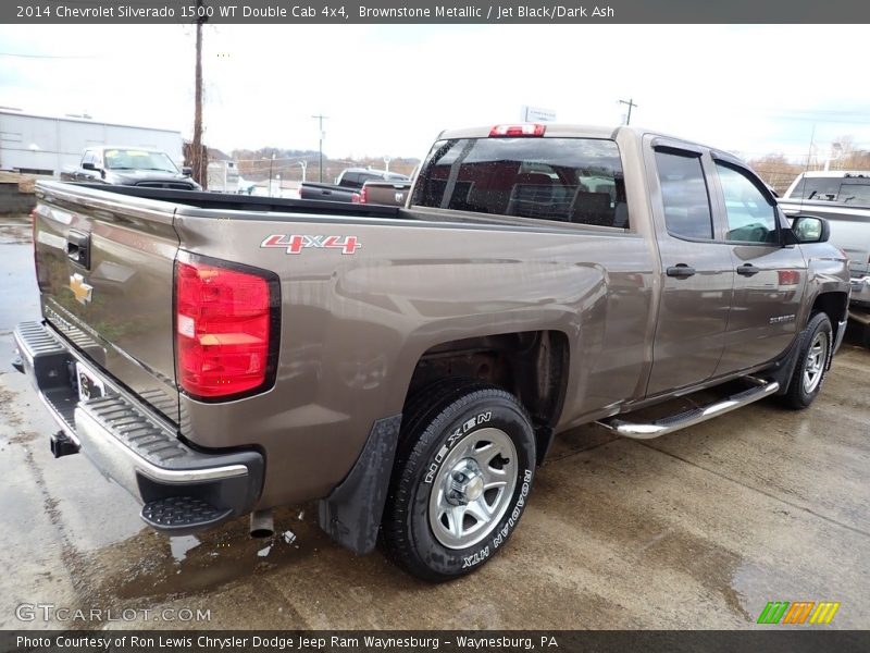 Brownstone Metallic / Jet Black/Dark Ash 2014 Chevrolet Silverado 1500 WT Double Cab 4x4
