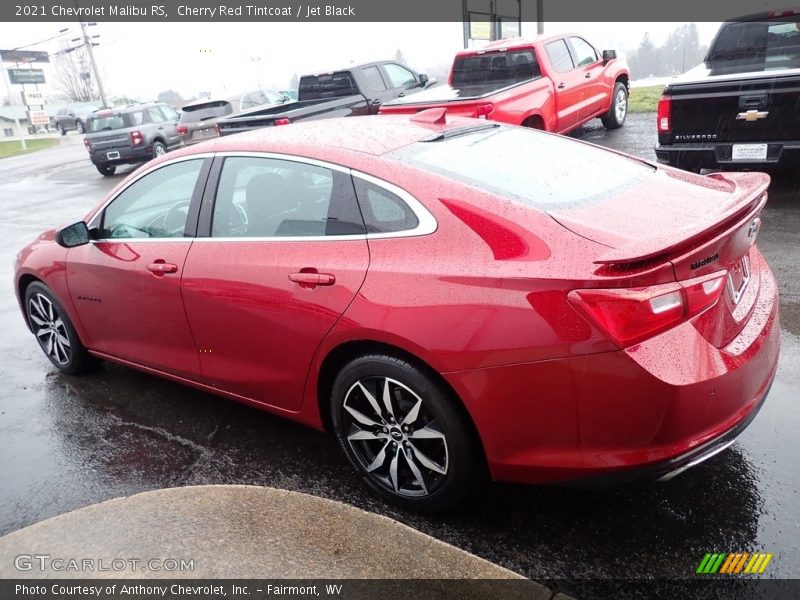 Cherry Red Tintcoat / Jet Black 2021 Chevrolet Malibu RS