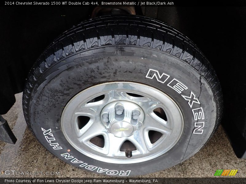Brownstone Metallic / Jet Black/Dark Ash 2014 Chevrolet Silverado 1500 WT Double Cab 4x4