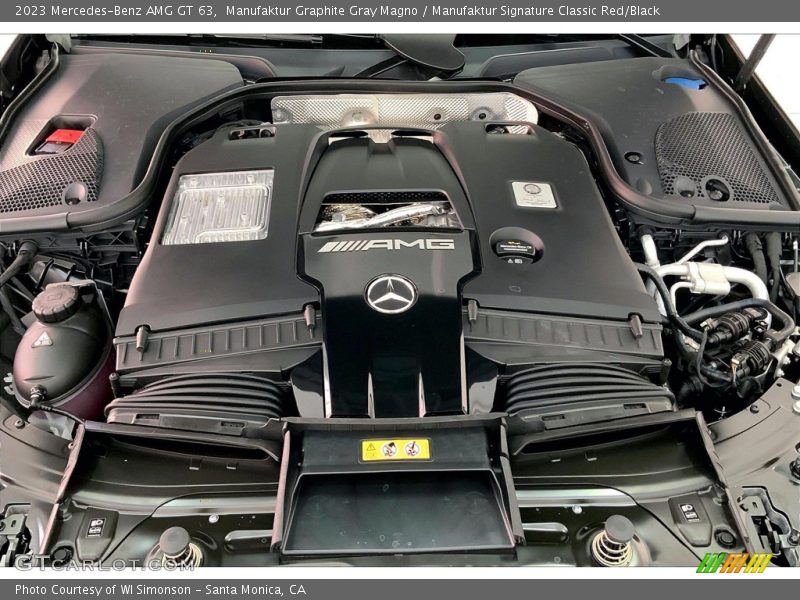  2023 AMG GT 63 Engine - 4.0 Liter DI Twin-Turbocharged DOHC 32-Valve VVT V8