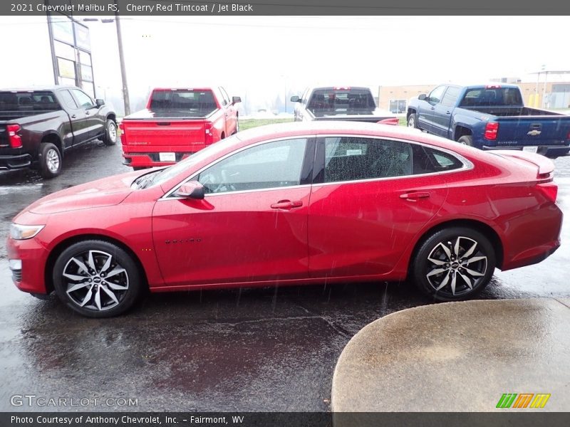 Cherry Red Tintcoat / Jet Black 2021 Chevrolet Malibu RS