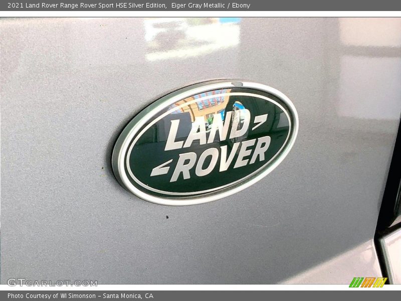 Eiger Gray Metallic / Ebony 2021 Land Rover Range Rover Sport HSE Silver Edition
