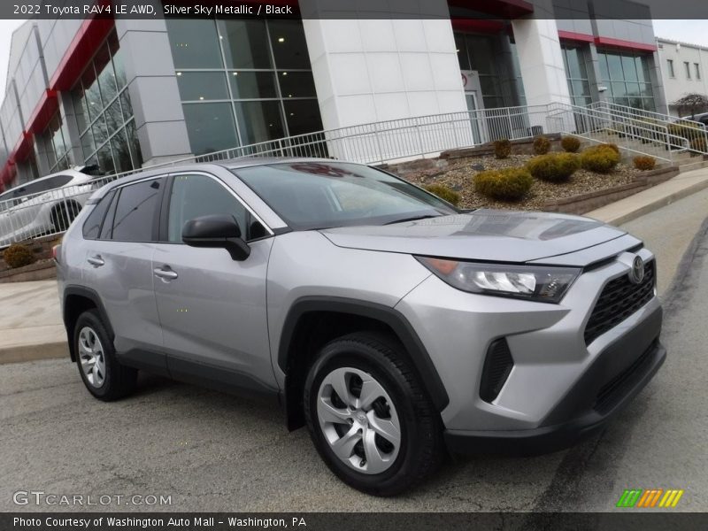 Silver Sky Metallic / Black 2022 Toyota RAV4 LE AWD