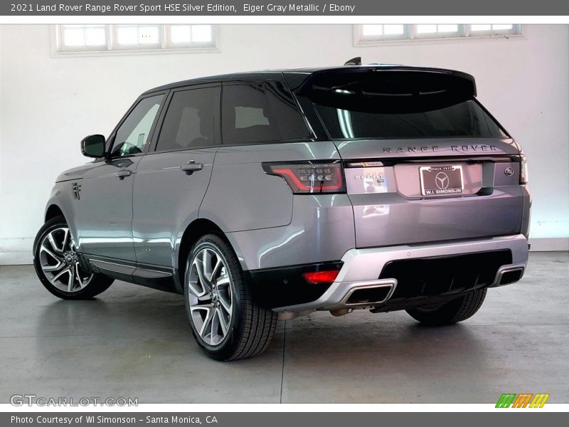 Eiger Gray Metallic / Ebony 2021 Land Rover Range Rover Sport HSE Silver Edition