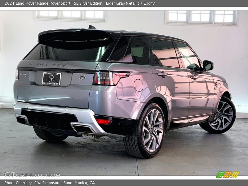 Eiger Gray Metallic / Ebony 2021 Land Rover Range Rover Sport HSE Silver Edition