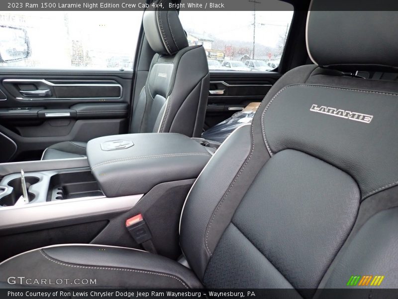 Bright White / Black 2023 Ram 1500 Laramie Night Edition Crew Cab 4x4