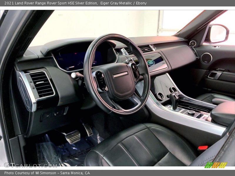  2021 Range Rover Sport HSE Silver Edition Ebony Interior