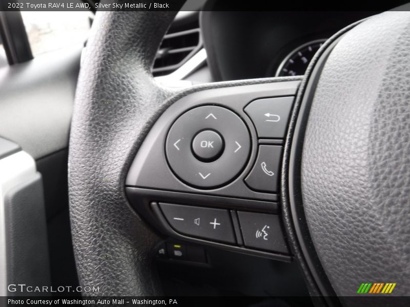 Silver Sky Metallic / Black 2022 Toyota RAV4 LE AWD