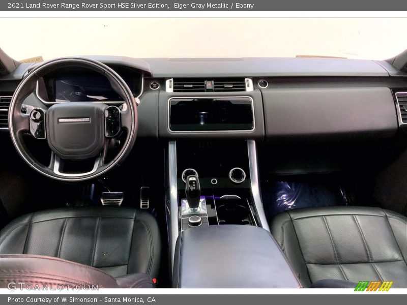 Dashboard of 2021 Range Rover Sport HSE Silver Edition