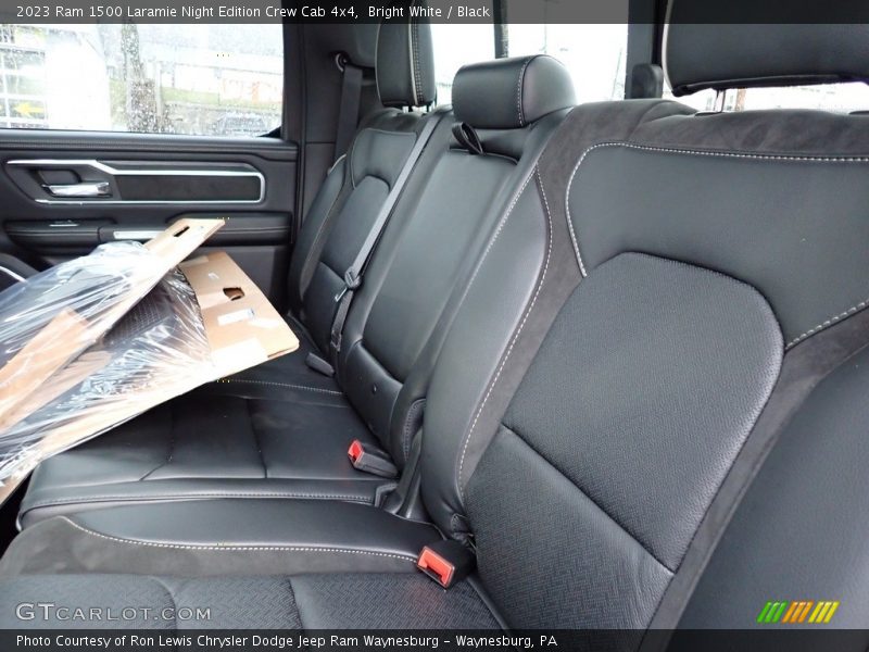 Bright White / Black 2023 Ram 1500 Laramie Night Edition Crew Cab 4x4