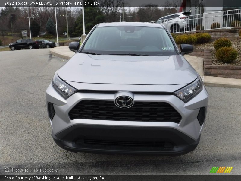 Silver Sky Metallic / Black 2022 Toyota RAV4 LE AWD