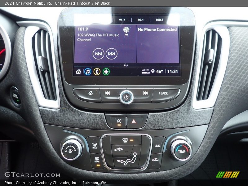 Cherry Red Tintcoat / Jet Black 2021 Chevrolet Malibu RS