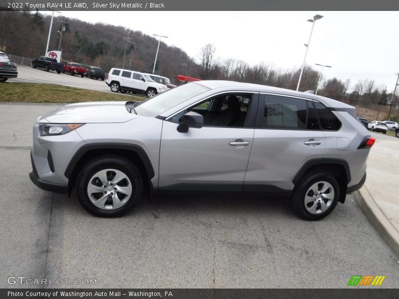 Silver Sky Metallic / Black 2022 Toyota RAV4 LE AWD