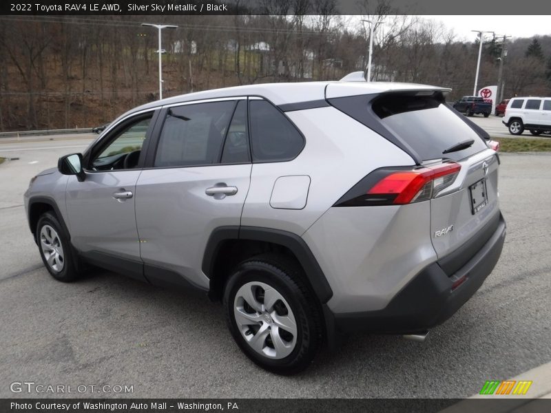 Silver Sky Metallic / Black 2022 Toyota RAV4 LE AWD