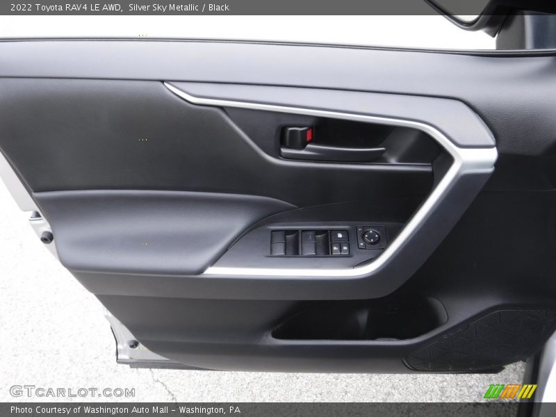 Silver Sky Metallic / Black 2022 Toyota RAV4 LE AWD