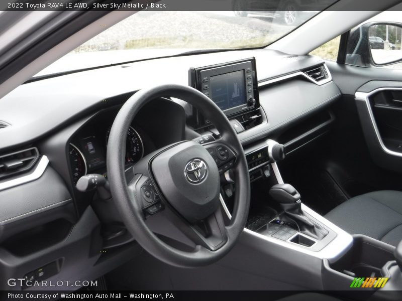 Silver Sky Metallic / Black 2022 Toyota RAV4 LE AWD