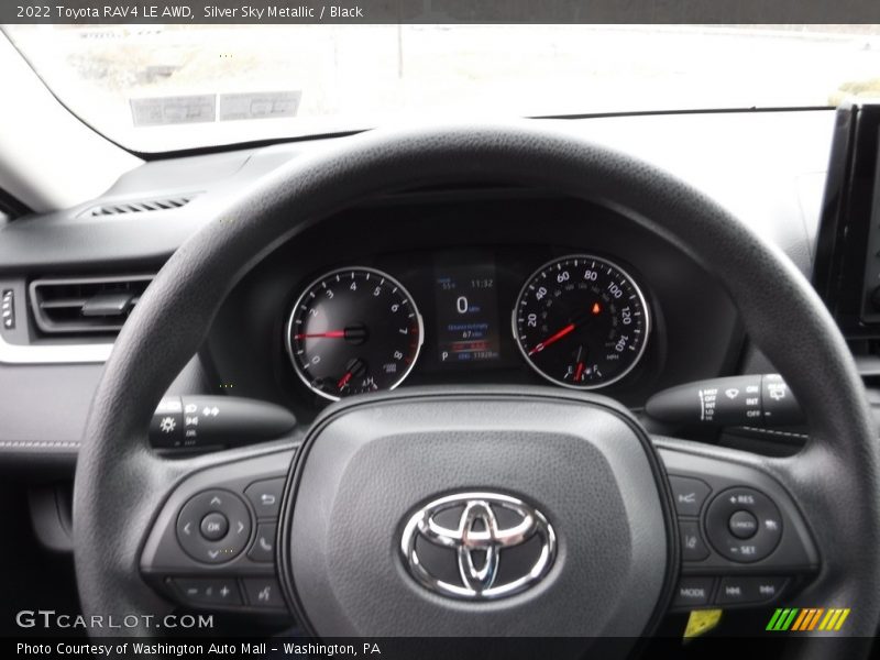 Silver Sky Metallic / Black 2022 Toyota RAV4 LE AWD