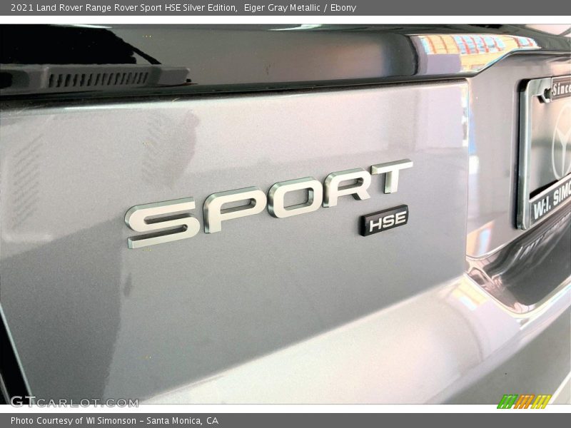  2021 Range Rover Sport HSE Silver Edition Logo