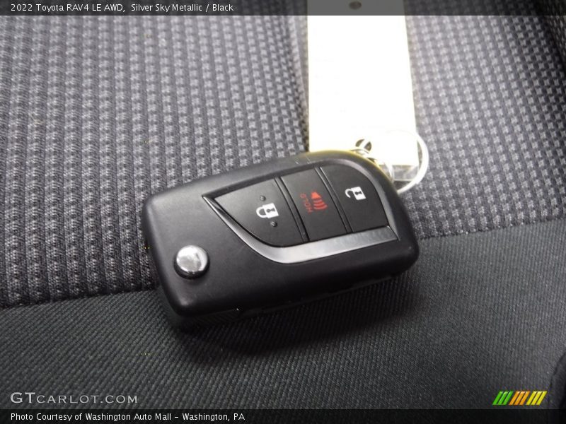 Silver Sky Metallic / Black 2022 Toyota RAV4 LE AWD