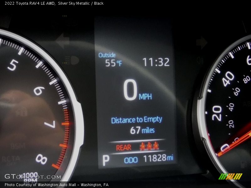 Silver Sky Metallic / Black 2022 Toyota RAV4 LE AWD