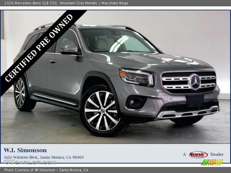 Mountain Grey Metallic / Macchiato Beige 2020 Mercedes-Benz GLB 250