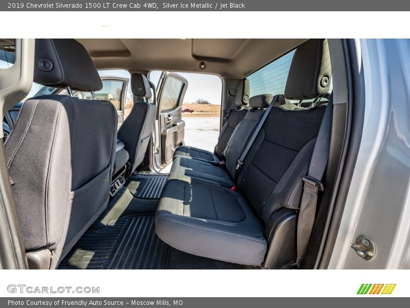 Silver Ice Metallic / Jet Black 2019 Chevrolet Silverado 1500 LT Crew Cab 4WD