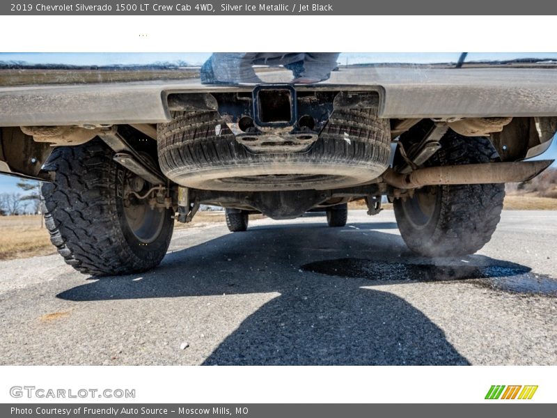 Silver Ice Metallic / Jet Black 2019 Chevrolet Silverado 1500 LT Crew Cab 4WD
