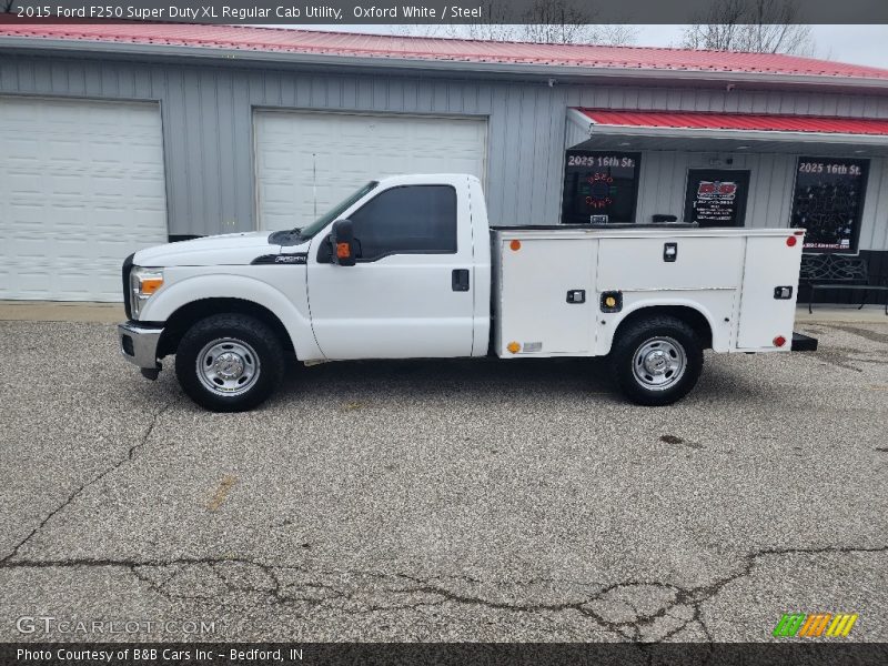 Oxford White / Steel 2015 Ford F250 Super Duty XL Regular Cab Utility