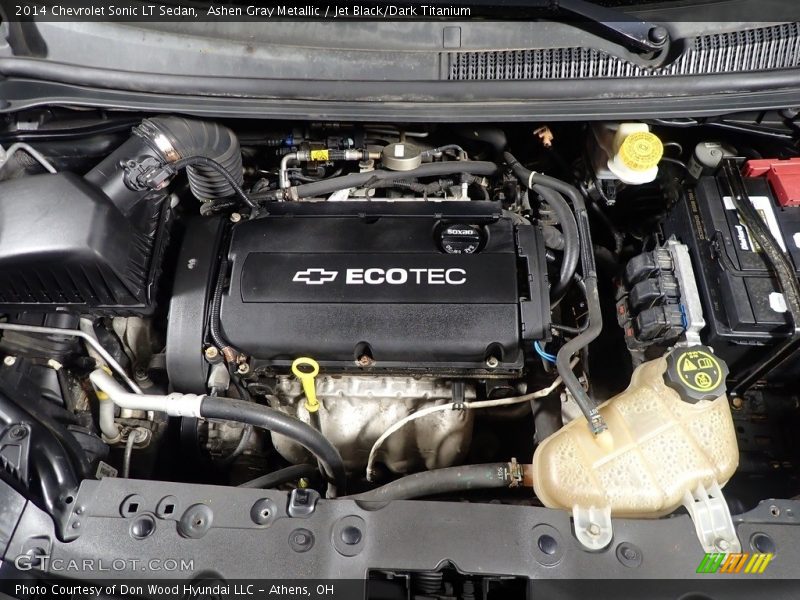 Ashen Gray Metallic / Jet Black/Dark Titanium 2014 Chevrolet Sonic LT Sedan