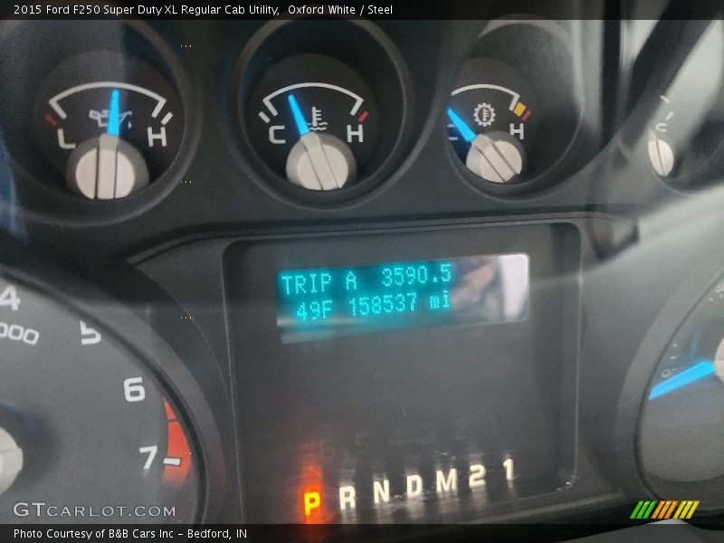 Oxford White / Steel 2015 Ford F250 Super Duty XL Regular Cab Utility
