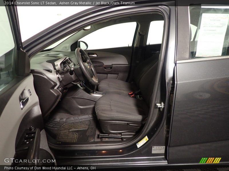 Ashen Gray Metallic / Jet Black/Dark Titanium 2014 Chevrolet Sonic LT Sedan