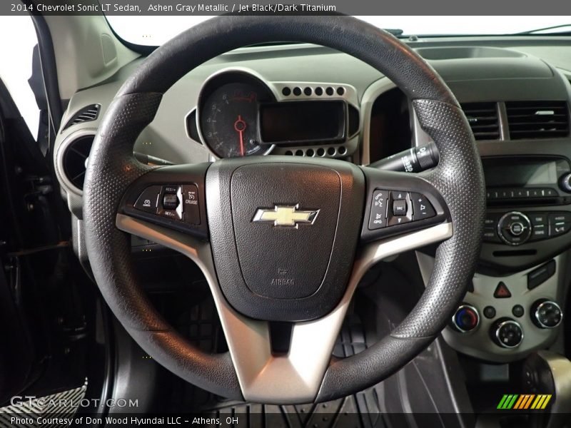 Ashen Gray Metallic / Jet Black/Dark Titanium 2014 Chevrolet Sonic LT Sedan