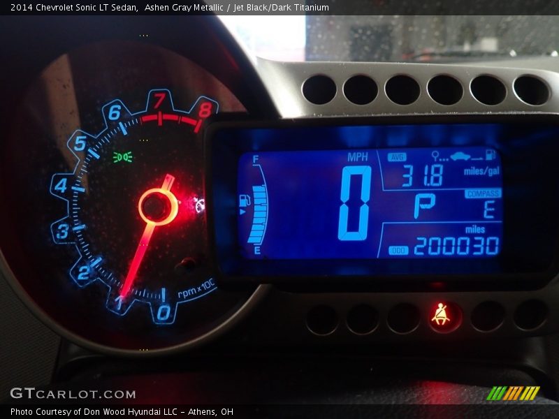 Ashen Gray Metallic / Jet Black/Dark Titanium 2014 Chevrolet Sonic LT Sedan