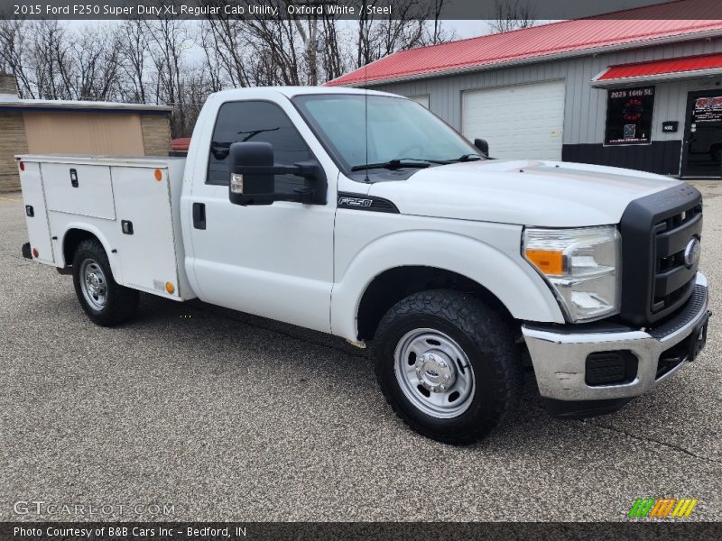 Oxford White / Steel 2015 Ford F250 Super Duty XL Regular Cab Utility