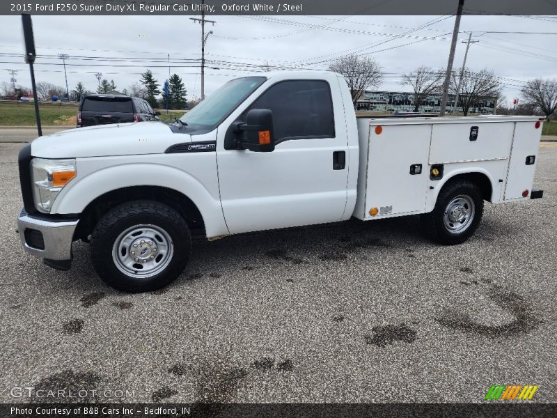 Oxford White / Steel 2015 Ford F250 Super Duty XL Regular Cab Utility