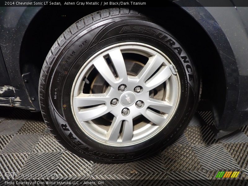 Ashen Gray Metallic / Jet Black/Dark Titanium 2014 Chevrolet Sonic LT Sedan
