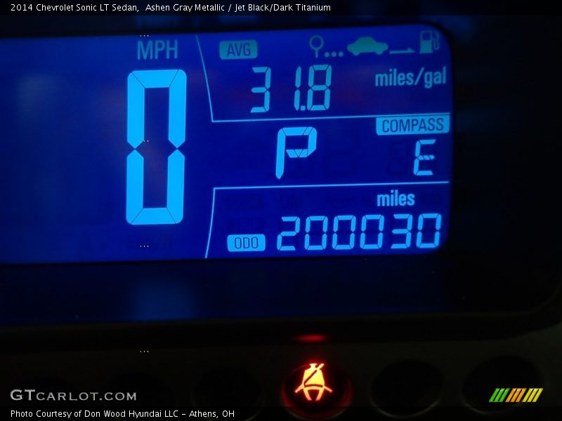 Ashen Gray Metallic / Jet Black/Dark Titanium 2014 Chevrolet Sonic LT Sedan