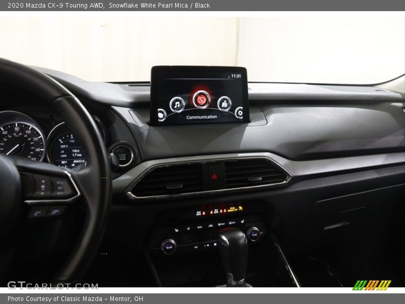 Snowflake White Pearl Mica / Black 2020 Mazda CX-9 Touring AWD