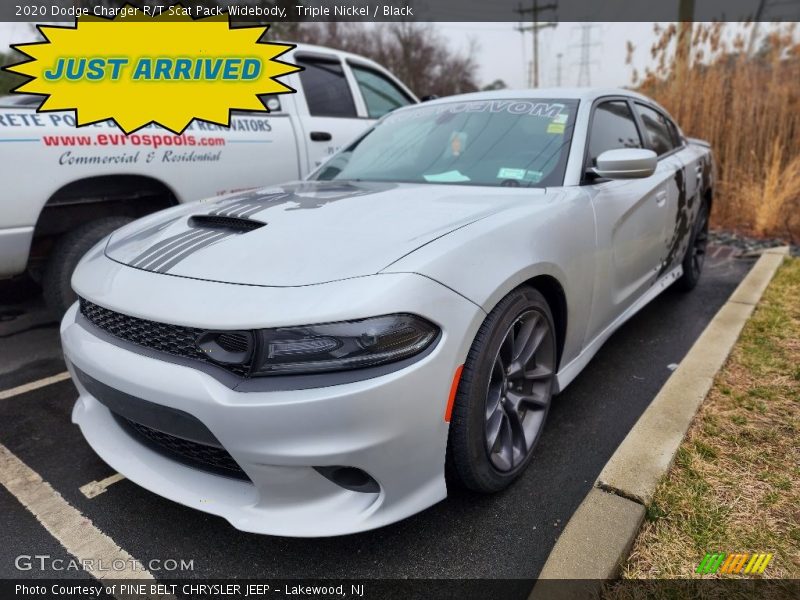 Triple Nickel / Black 2020 Dodge Charger R/T Scat Pack Widebody