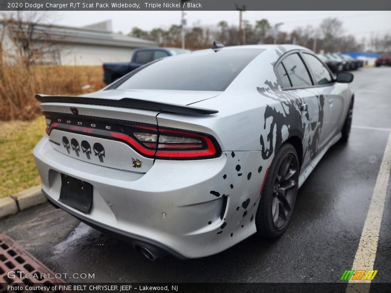 Triple Nickel / Black 2020 Dodge Charger R/T Scat Pack Widebody