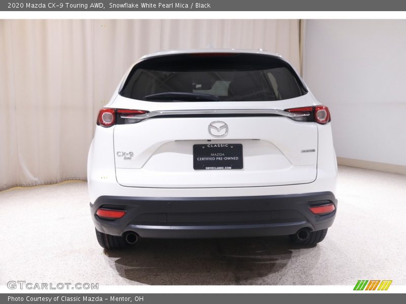 Snowflake White Pearl Mica / Black 2020 Mazda CX-9 Touring AWD