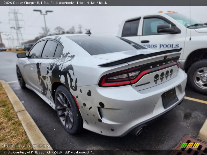 Triple Nickel / Black 2020 Dodge Charger R/T Scat Pack Widebody
