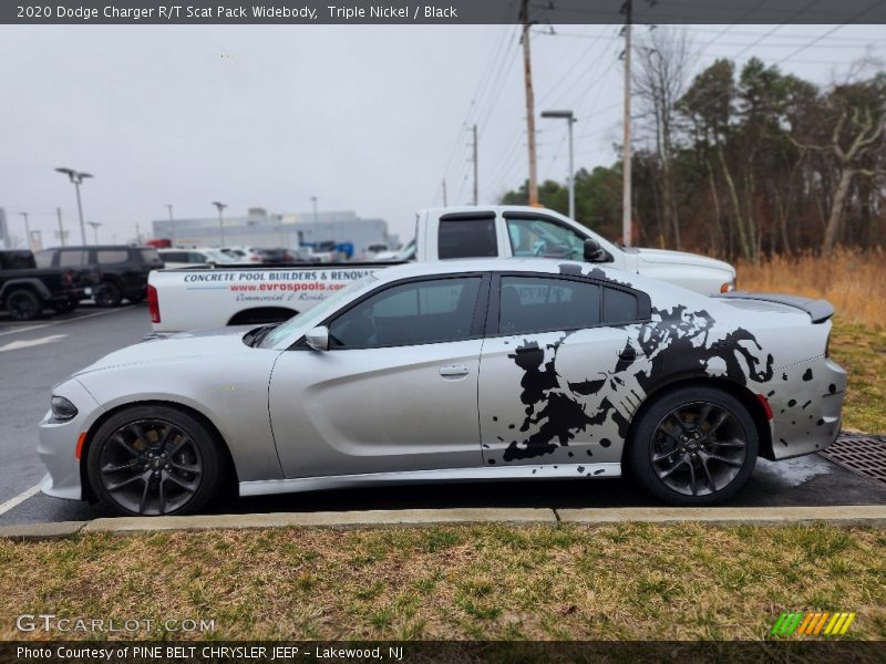 Triple Nickel / Black 2020 Dodge Charger R/T Scat Pack Widebody