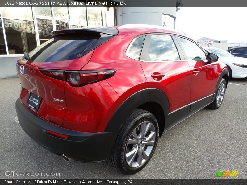 Soul Red Crystal Metallic / Black 2022 Mazda CX-30 S Select AWD