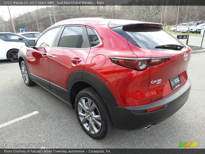 Soul Red Crystal Metallic / Black 2022 Mazda CX-30 S Select AWD