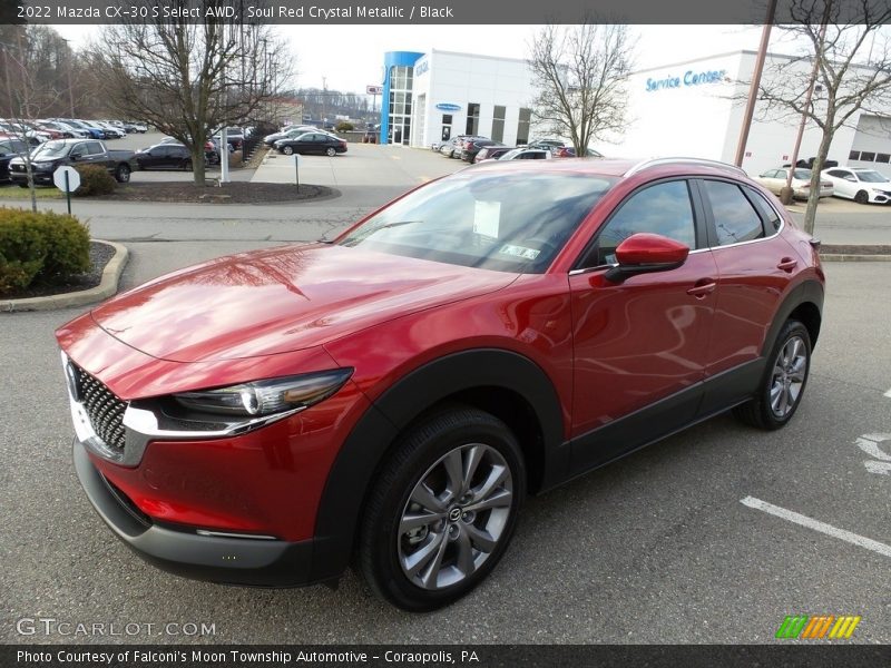 Soul Red Crystal Metallic / Black 2022 Mazda CX-30 S Select AWD