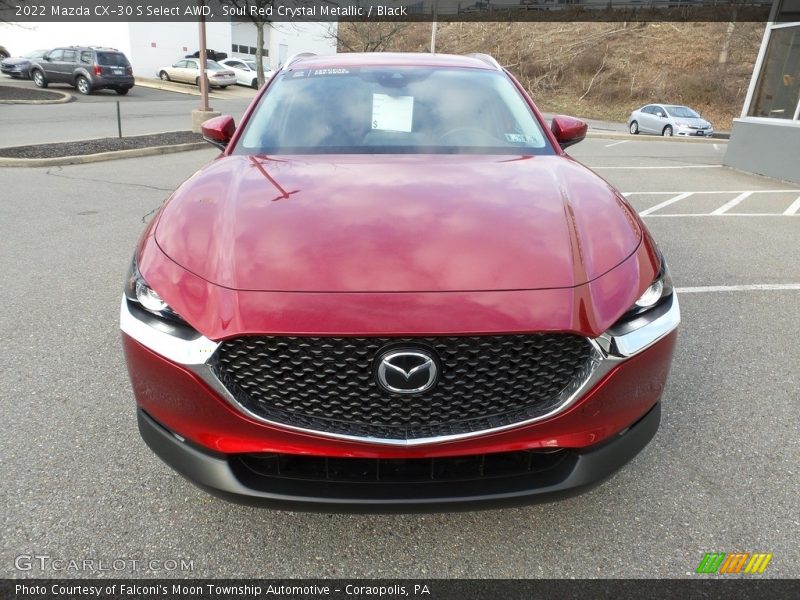 Soul Red Crystal Metallic / Black 2022 Mazda CX-30 S Select AWD