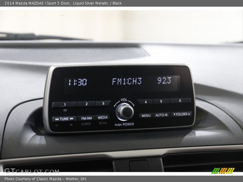 Audio System of 2014 MAZDA3 i Sport 5 Door