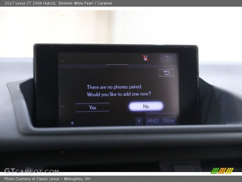 Eminent White Pearl / Caramel 2017 Lexus CT 200h Hybrid