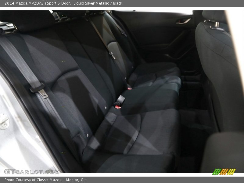 Liquid Silver Metallic / Black 2014 Mazda MAZDA3 i Sport 5 Door